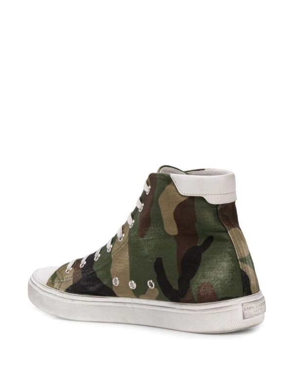 Canvas High-Top Sneakers - Image 3