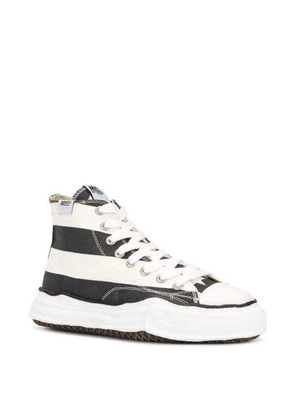 Striped Hi-Top Sneakers - Image 2