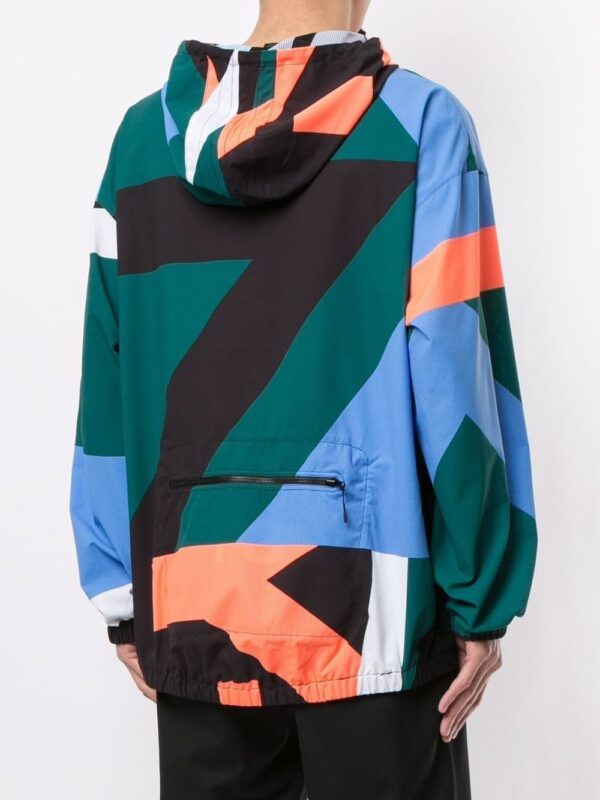 Q-Zip Geometric Windbreaker - Image 3