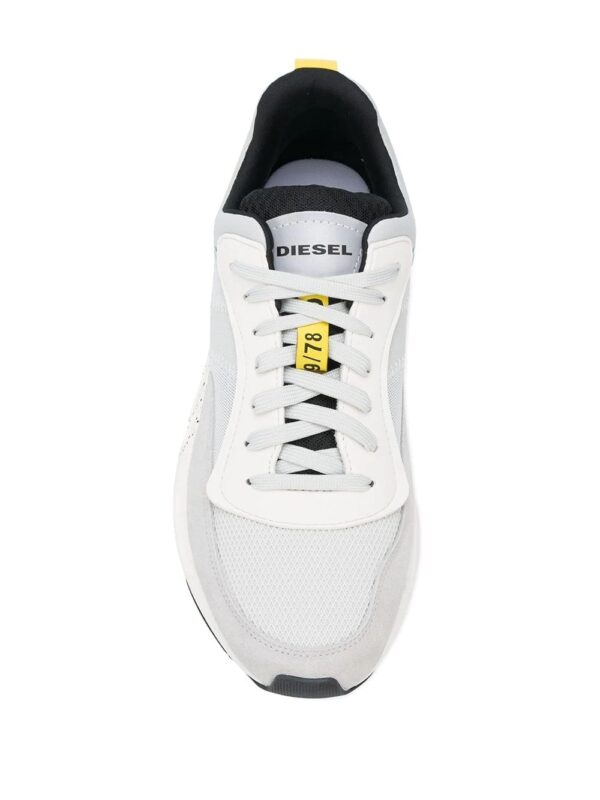 White Low Top Sneakers - Image 4